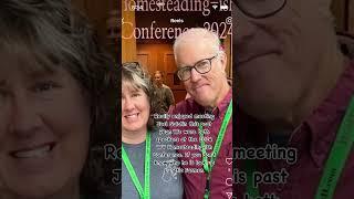 Enjoyed meeting Joel Salatin this past year. We both spoke at the 24 WV Homesteading-ish Conference.