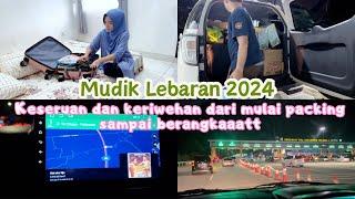 MUDIK LEBARAN 2024 I Senangnya bisa pulang ke kampung halamanku Tegal  | Suasana mudik malam hari