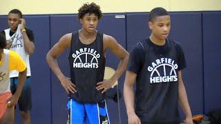 'Meechie' Johnson provides Sonny Johnson's freshman orientation at Garfield Heights