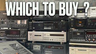 Looking at 15 Vintage hifi audio Cassette Decks I repaired and serviced