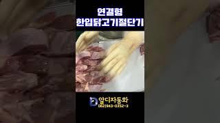 [알디자동화] 연결형한입닭고기절단기