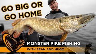 Monster Pike Fishing with Hugo and Sean - Casting huge baits