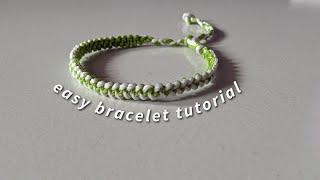 how to make easy bracelet || yarnivora