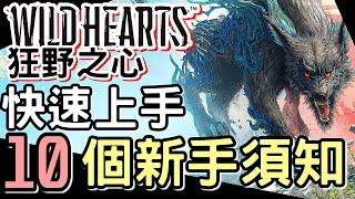 【Wild Hearts 狂野之心】#1 讓你快速上手:10個新手需知 | 如何製作多個營地 快速發現化獸 獵人之臂使用方式 素材獲得大量化