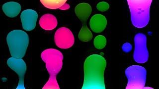 10 hours of relaxing music with 4 multi-colored lava lamps to help you fall asleep