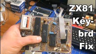 ZX81 Keyboard Fix: Replacing Membrane With a Ribbon Cable