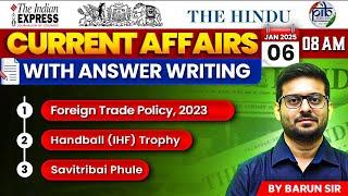 Daily Current Affairs By Barun Sir | 06 Jan. 2025 | Edu Teria
