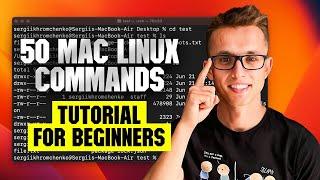 Most popular Linux/Mac terminal commands for beginners