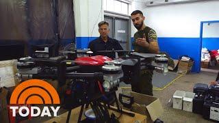 NBC gets rare look inside Ukraine’s secret lethal drone lab