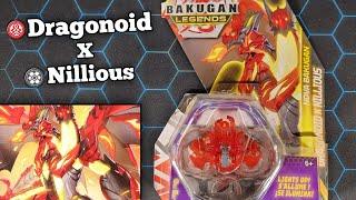 Bakugan Nova Pyrus Darkus Dragonoid x Nillious Fusion Opening!! (Legends)