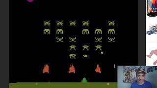 Space Invaders Atari Gameplay Old but Gold REACTION #xmandre #videogames ️