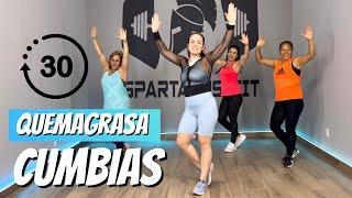 30 minutos de Cumbias | Baile para principiantes | Rutinas para bajar de peso rápido