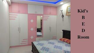 Modern 3BHK Interior Designs in Hyderabad | Miyapur | Satyam interiors And Developers