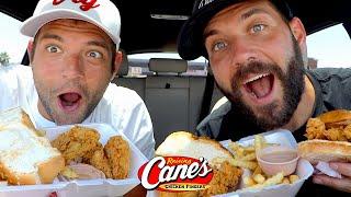 ILYA TRIES RAISING CANE'S CHICKEN FOR FIRST TIME!! | Joe's Mukbangs