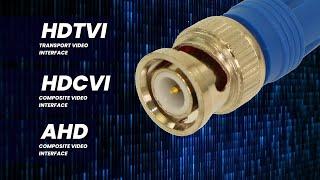 What is the Difference between AHD, CVI and TVI Security Cameras?