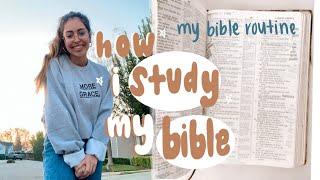 How I Study My Bible & Take Notes (Bible routine)