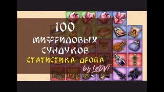 100 мифриловых сундуков, статистика дропа by LeDVi {Dwar / Двар / Легенда: Наследие Драконов}