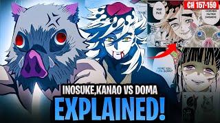 DOMA VS INOSUKE & KANAO BEGINS | CHAPTER 157,158,159 |Demon Slayer Infinity Castle Arc