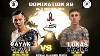 Payak Samui Vs Lukas Sayer (2) - Domination Muay Thai 28