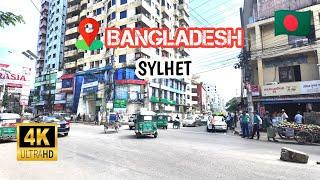 Bangladeshi 4K Walking Tour Sylhet City 2024 || Sylhet Zinda Bazar City 4k Walking Tour 2024