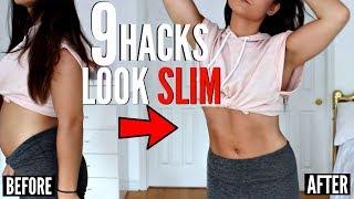 9 Hacks to INSTANTLY Look SLIMMER !!