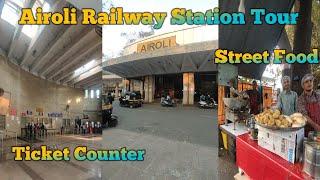 Airoli Railway Station Tour | New Mumbai Railway Station