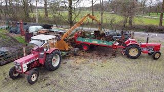 Vintage manure spreading