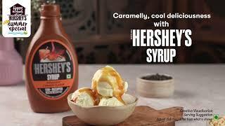 Hershey's Syrup | Caramel Syrup with Vanilla Ice Cream