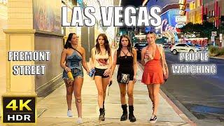 Fremont Street Las Vegas People Watching | WOW & Life Is Beautiful