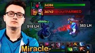 Miracle- absolutely OUTFARMS this PRO 14K MMR Alchemist with his 6-SLOT TB