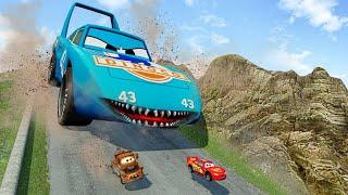 THE BIGGEST MONSTER KING DINOCO IN THE PIXAR WORLD! VS DOWN OF DEATH in BeamNG.Drive