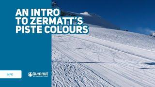 An introduction to Zermatt's piste colours