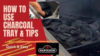 How to use Napoleon Charcoal tray ⎜Tips how to take care of your grill Burner