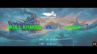 Modern Warships : Elite Sonar Dome | SKULL KRAKEN vs RAVEN