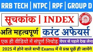 Railway Current Affairs 2024-25  सूचकांक और रैंकिंग 2024 | Index Current Affairs for Railway Exams