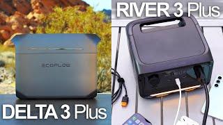 ECOFLOW RIVER 3 Plus vs DELTA 3 Plus Comparison! 