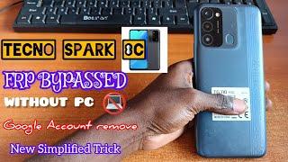 How to simply BYPASS FRP of TECNO SPARK 8C KG5j WITHOUT PC (Google Account remove) - Soft & Hard