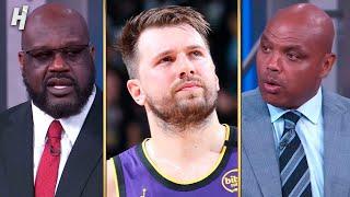 Inside the NBA reacts to Luka Doncic's INSANE FIRST HALF vs Bucks