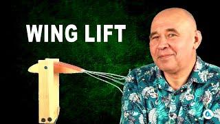 Airplane wing lift