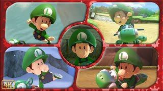 Mario Kart 8 Deluxe ⁴ᴷ Full Playthrough (200cc, All 12 Cups) Baby Luigi gameplay