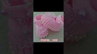 Attractive and stylish crochet baby booties designs # handmade baby shoes patterns