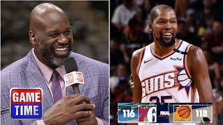 NBA Gametime reacts Kevin Durant's 35 PTS drives Suns to 5th straight win in late thriller vs. 76ers