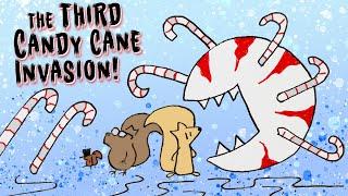 The Third Candy Cane Invasion Featuring the Candy Kraken Canes Comic!