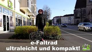 Ultraleichtes und komptes e-Faltrad