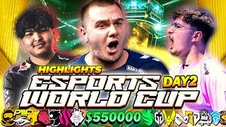 FIRST ELIMINATIONS IN THE RL ESPORTS WORLD CUP 2024!! | $550K DAY 2 HIGHLIGHTS | ALL MATCHES