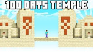 100 Days on JUST a Desert Temple!