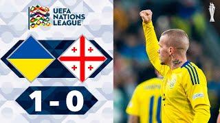 Mykhaylo Mudryk Goal | Ukraine vs Georgia 1-0 Highlights | UEFA Nations League 2024