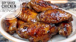 Soy Sauce Chicken Wings | Quick, Easy And Flavorful Party Appetizer Recipe