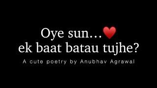 A Cute Hindi Poetry for your Special One ️ | Best Whatsapp Status | @corp-spacex1