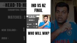 Can IND Beat NZ in FINAL Match of Champions Trophy?? #ct2025 #indvsnzfinal #prediction